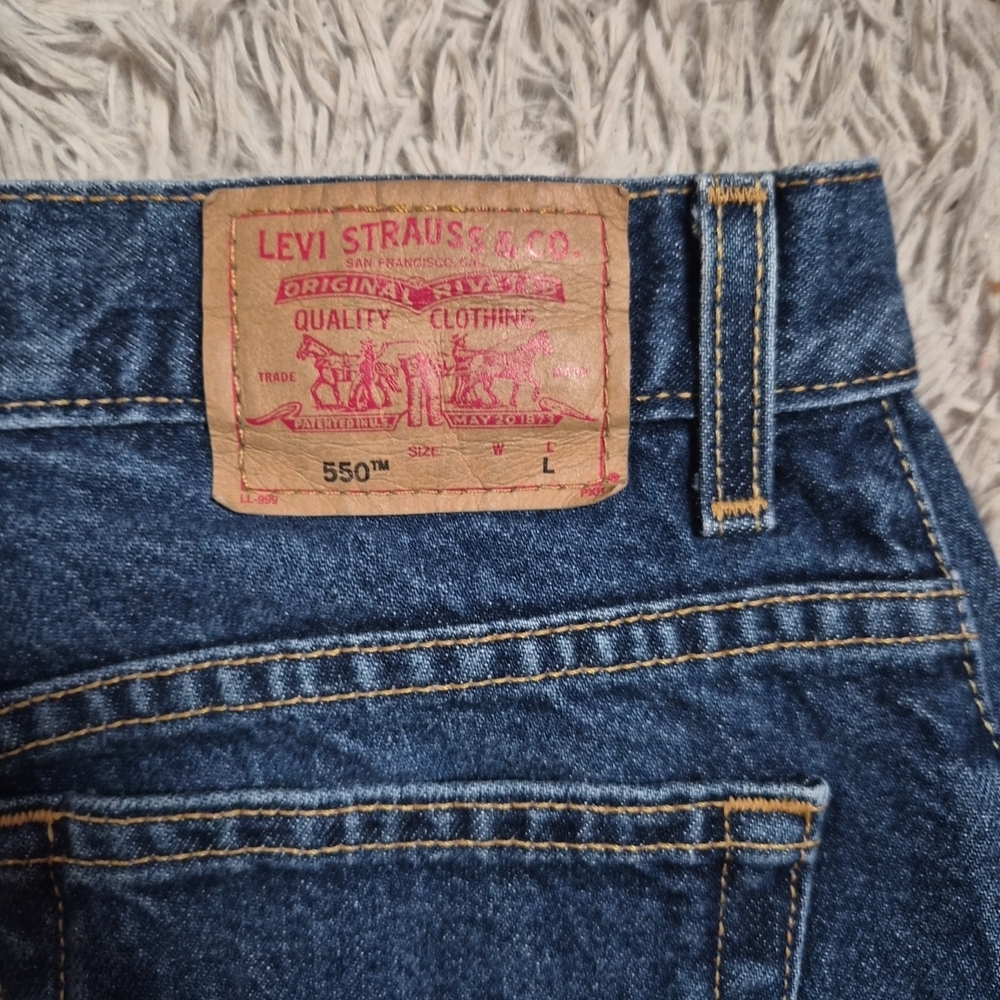 Womens Vintage Levis Jeans 550 Jean Classic Relaxed Size 10 Missy Long Blue ✨️💫 - Picture 12 of 13